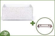Lavello cm. 45x30 + Staffe Ruggine 369,00€