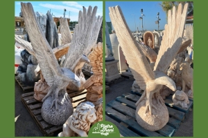 Aquila in Volo per Arredo Giardino