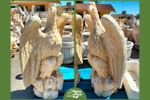 Statua Aquila Romana per Arredo Giardino