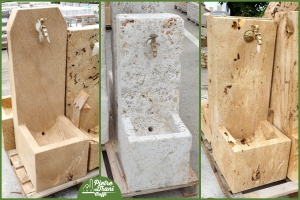Fontane da Giardino in Pietra Squadrata