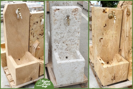 Fontane da Giardino in Pietra Squadrata