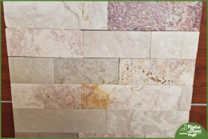 Rivestimento Listelli in Pietra Multicolor