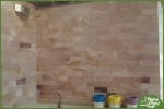Rivestimento Listelli in Pietra Multicolor