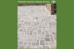 Marmette anticate in Marmo di Trani - Pezzatura Mista sp. cm. 2,5/3