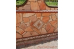 Quarzite Rosa Pavimento Mosaico