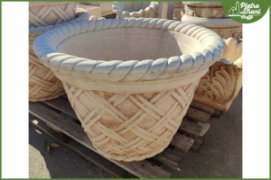 Vaso Tondo Crociato h. 48